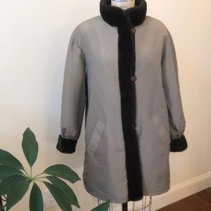 Marvin Richards Reversible Faux Fur Winter Coat